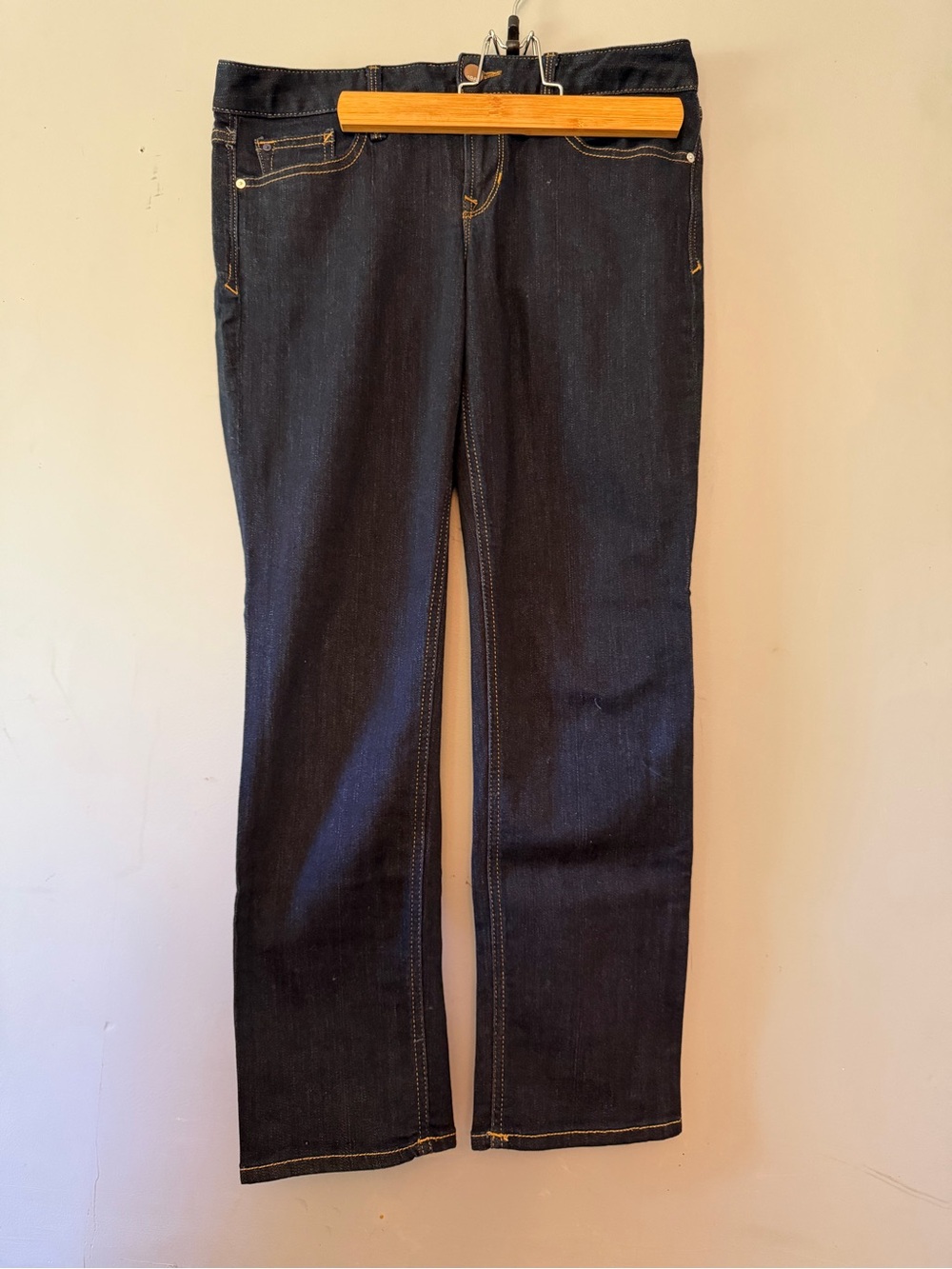 GAP Women's Straight Leg Jeans in Dark Indigo